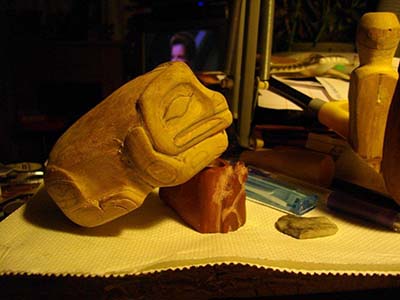 Frog in Waiting frog in progress